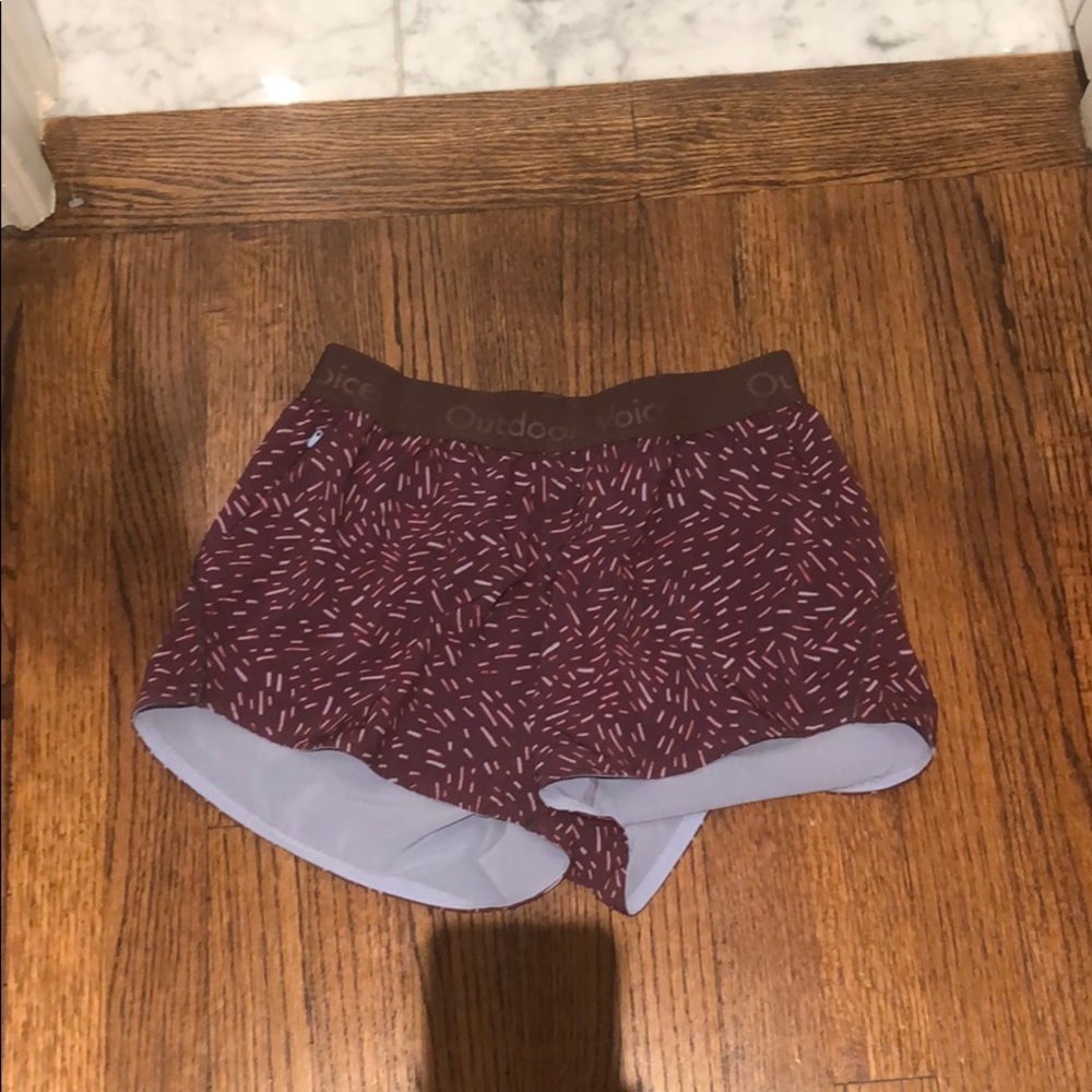 Outdoor voices athletic shorts